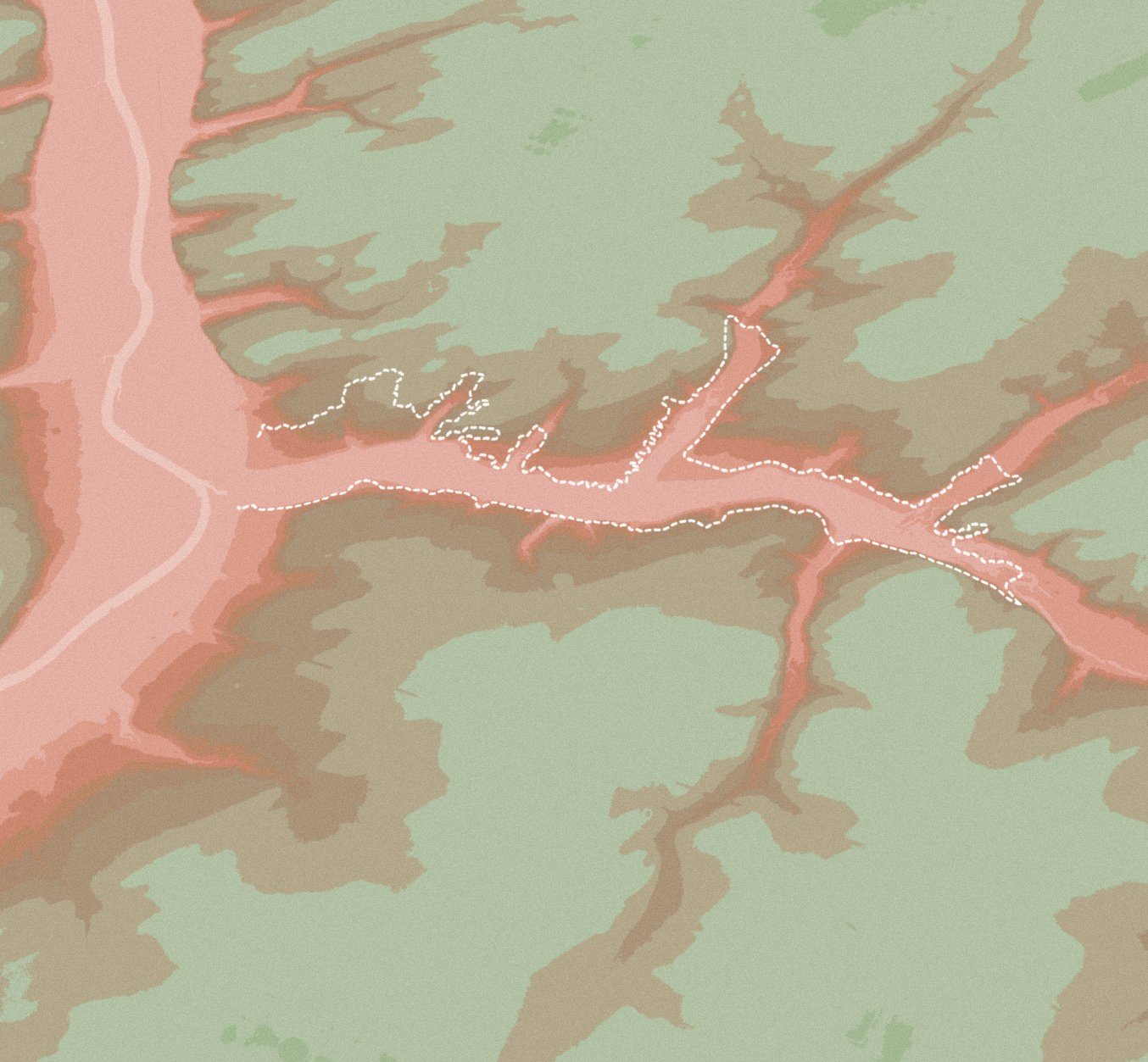 six mile clay — clay map
